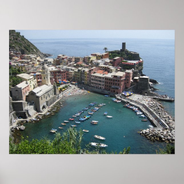 Affiches Vernazza d'en haut (Devant)
