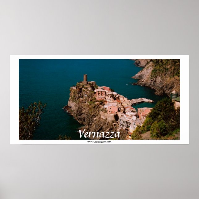 Affiches Vernazza Panoramic View (Devant)