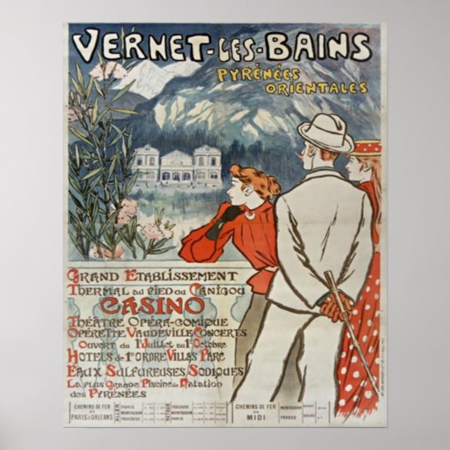 Affiches Vernet Les Bains Absolument Belle (Devant)