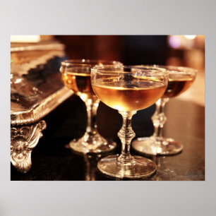 Affiches verre à champagne boisson photographie cuisine bar