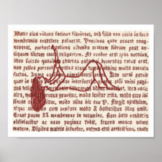 Affiches Verre à mots colorés 3