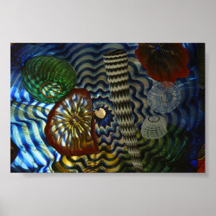 Affiches Verre créatif soufflant