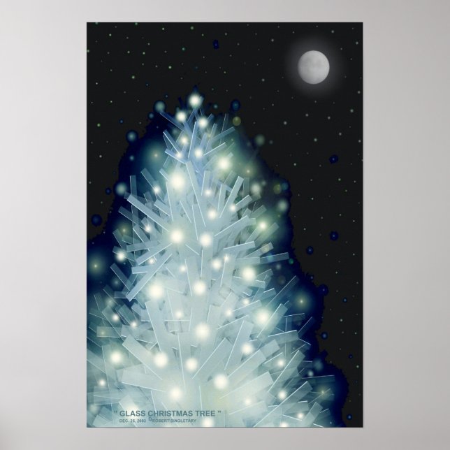 Affiches " VERRE NOËL ARBRE " par : Robert Singletary (Devant)