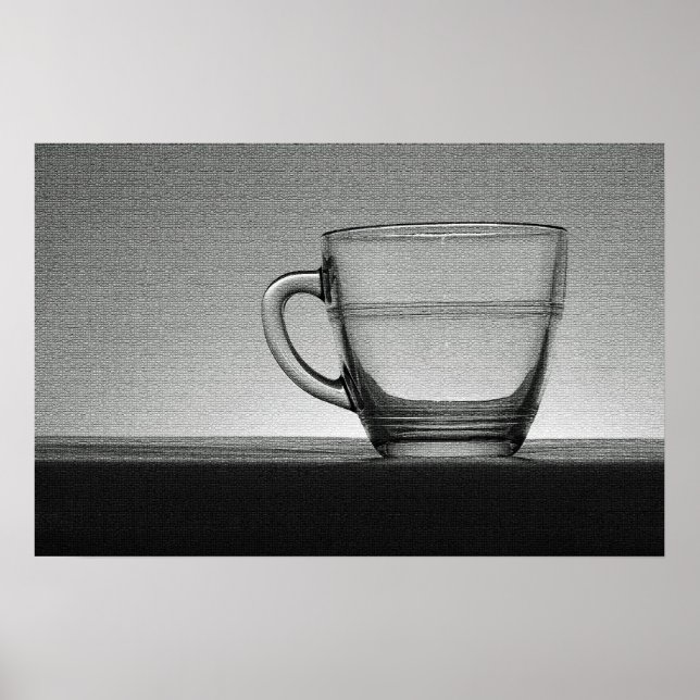 Affiches Verre transparent rétroéclairé (Devant)