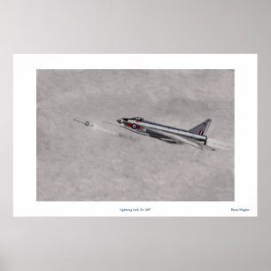 Affiches Verrouillage de foudre allumé