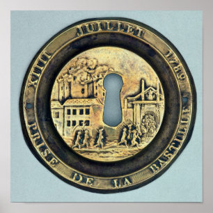 Affiches Verrouillage représentant le siège de la Bastille