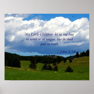 Affiches Vers de bible d'amour