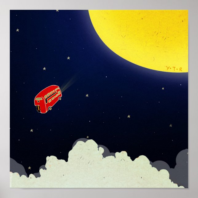 Affiches Vers la lune (Devant)
