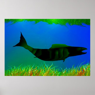 Affiches Vers le bas sous la peinture de Digitals