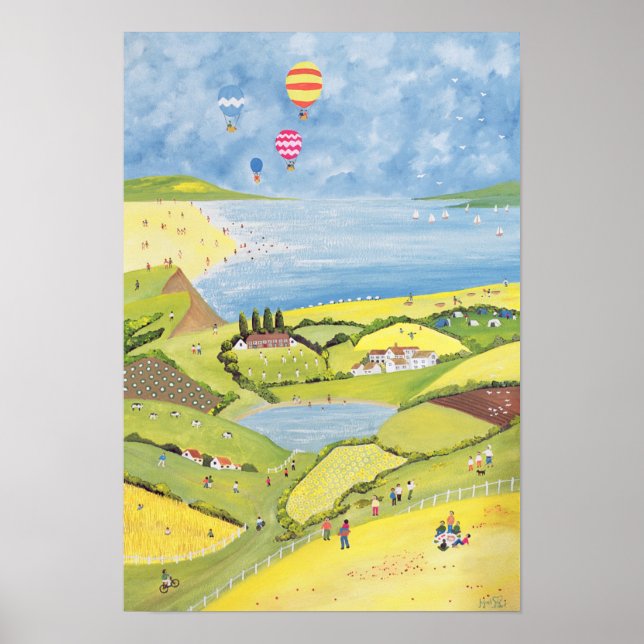 Affiches Vers le haut et vers l'extérieur (Devant)