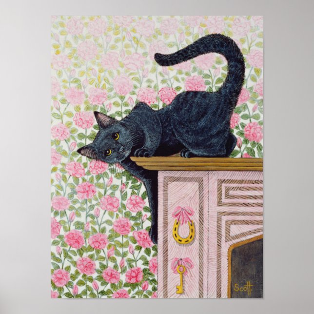 Affiches Vers le haut Rose (Devant)