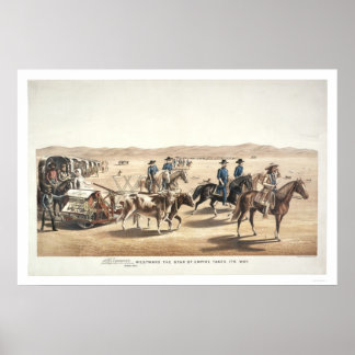 Affiches Vers l'ouest, l'étoile de l'Empire prend son chemi
