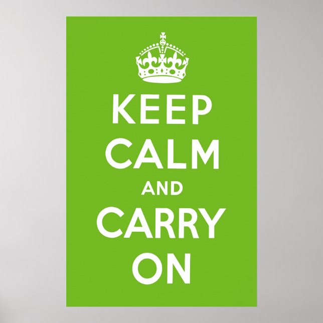 Affiches Vert pomme (Devant)