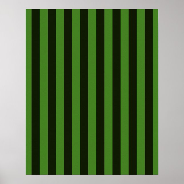Affiches Vertical Vert & Noir Classic Grilles Arrière - pla (Devant)