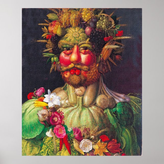 Affiches Vertumnus - Giuseppe Arcimboldo (Devant)