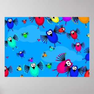 Affiches Vestiges d'oiseaux