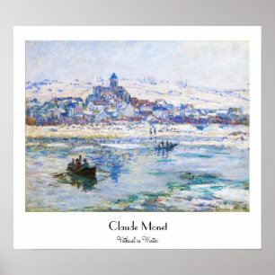 Affiches Vetheuil en hiver Claude Monet