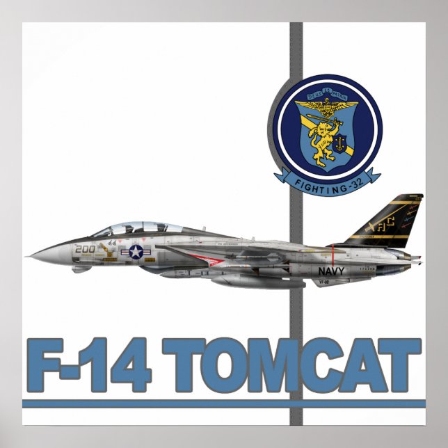 Affiches VF-32 Swordsmen Print (Devant)