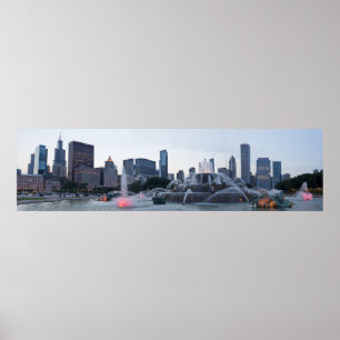 Affiches Victoire de Chicago Blackhawks de panorama