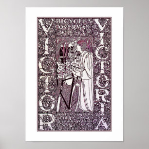 Affiches Victor, Victoria Bicycle Posterr par Will Bradley