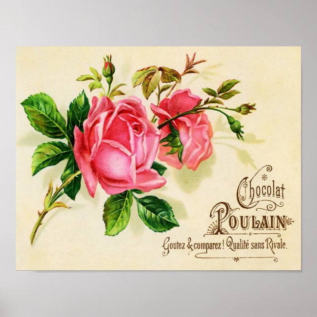 Affiches Victorian French Chocolate Advertisement (Devant)