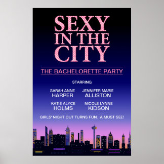 Affiches Vidéo de la partie de bachelorette