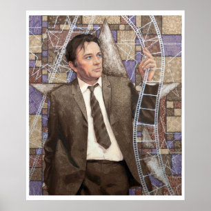 Affiches Vidéo Star Acteur Vieux Hollywood portrait d'art