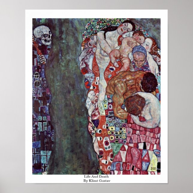 Affiches Vie Et Mort De Klimt Gustav (Devant)