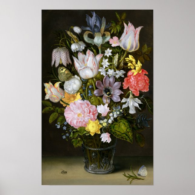 Affiches Vie morte avec fleurs (Devant)