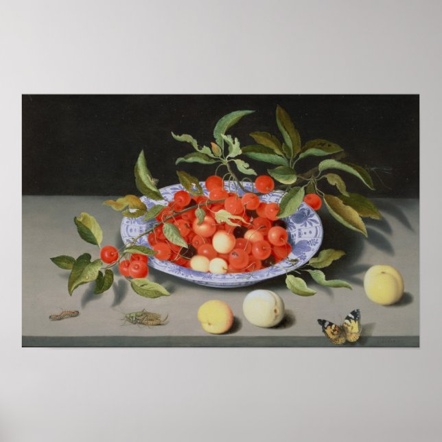 Affiches Vie morte des cerises et des pêches (Devant)