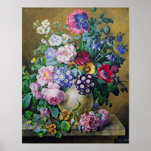 Affiches Vie morte des fleurs d'été (Devant)