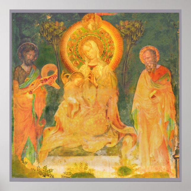 Affiches Vie Urbino de Jean le Baptiste par Salimbeni (Devant)