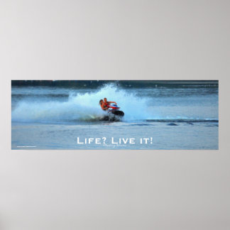 Affiches Vie Vie Motivationnelle Jet-ski Sports d'été Art