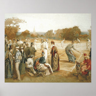 Affiches Vieille école de tennis SUPÉRIEUR