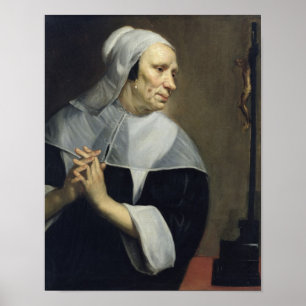 Affiches Vieille Femme Priant