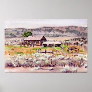 Affiches VIEILLE FERME par SHARON SHARPE