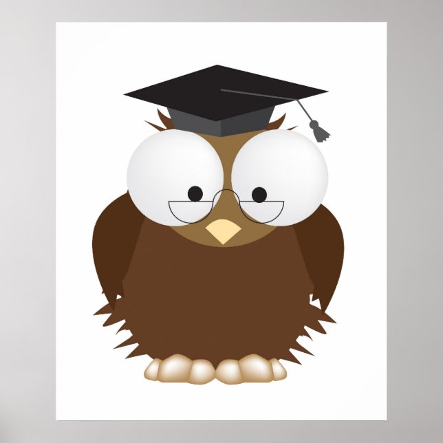 Affiches vieille poule sage imprimé encadré (Devant)