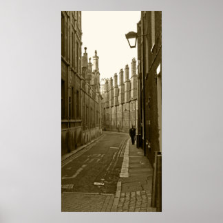 Affiches Vieille Ville. Oxford (Royaume-Uni).