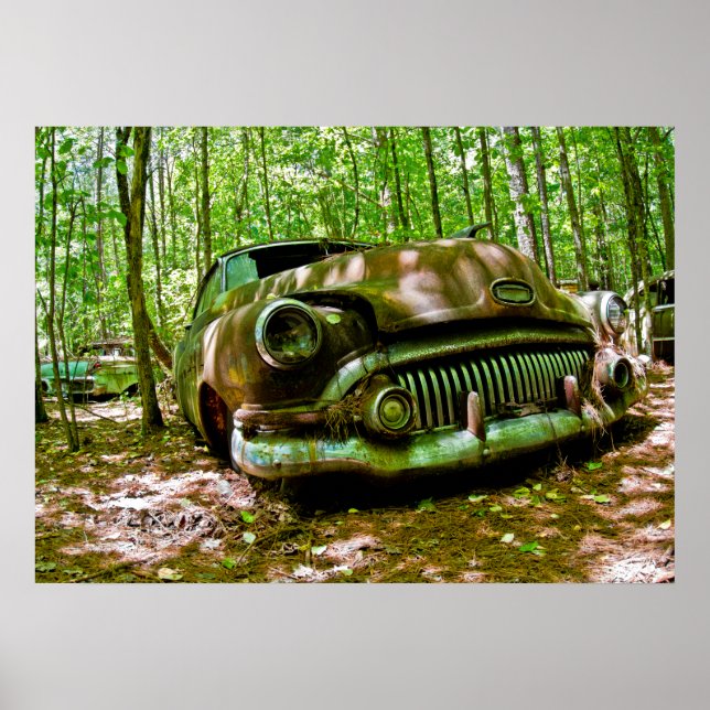 Affiches Vieille voiture (Devant)