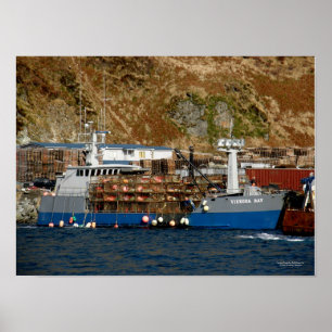 Affiches Viekoda Bay, Crab Boat in Dutch Harbour, Alaska