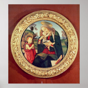 Affiches Vierge et enfant avec Jean-Baptist