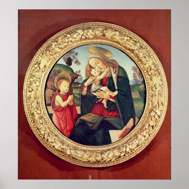 Affiches Vierge et enfant avec Jean le Baptiste (Devant)