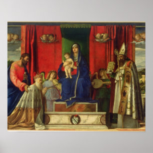 Affiches Vierge et enfant (Retable Barbarigo) 1488