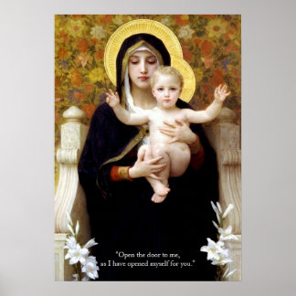 Affiches Vierge Marie et Jésus Christ