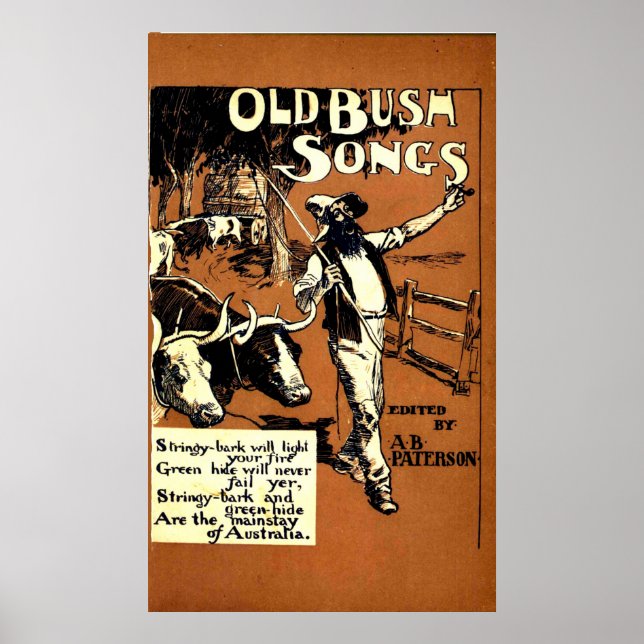 Affiches Vieux chants Bush (Devant)