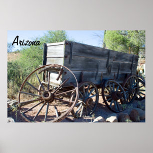 Affiches Vieux chariot de l'Arizona