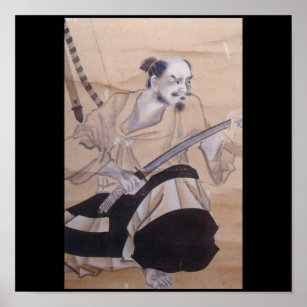 Affiches Vieux Samouraï japonais
