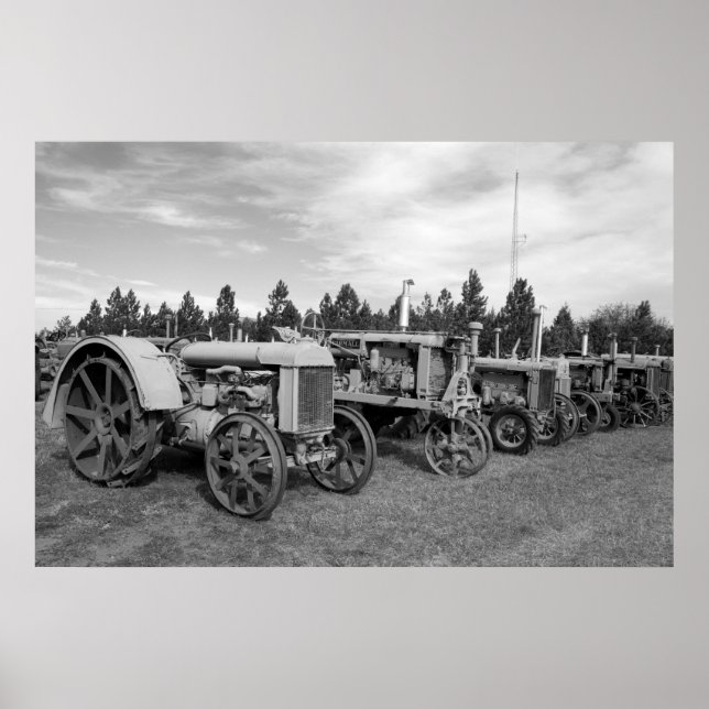 Affiches Vieux tracteurs (Devant)