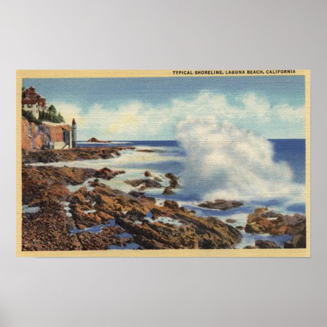 Affiches View of a Typical Shoreline (Devant)