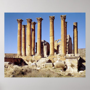 Affiches View of the Temple of Artemis, built c.386 AD